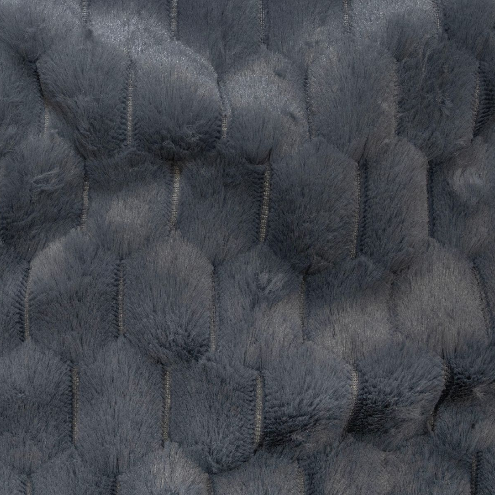 Fellimitat Stoff - Wabenmuster