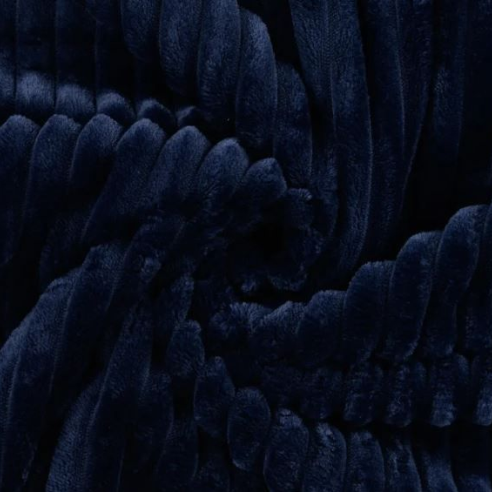 Cuddle Binky super weicher Wellnessfleece Stoff mit 1,5 cm breiten Rippen