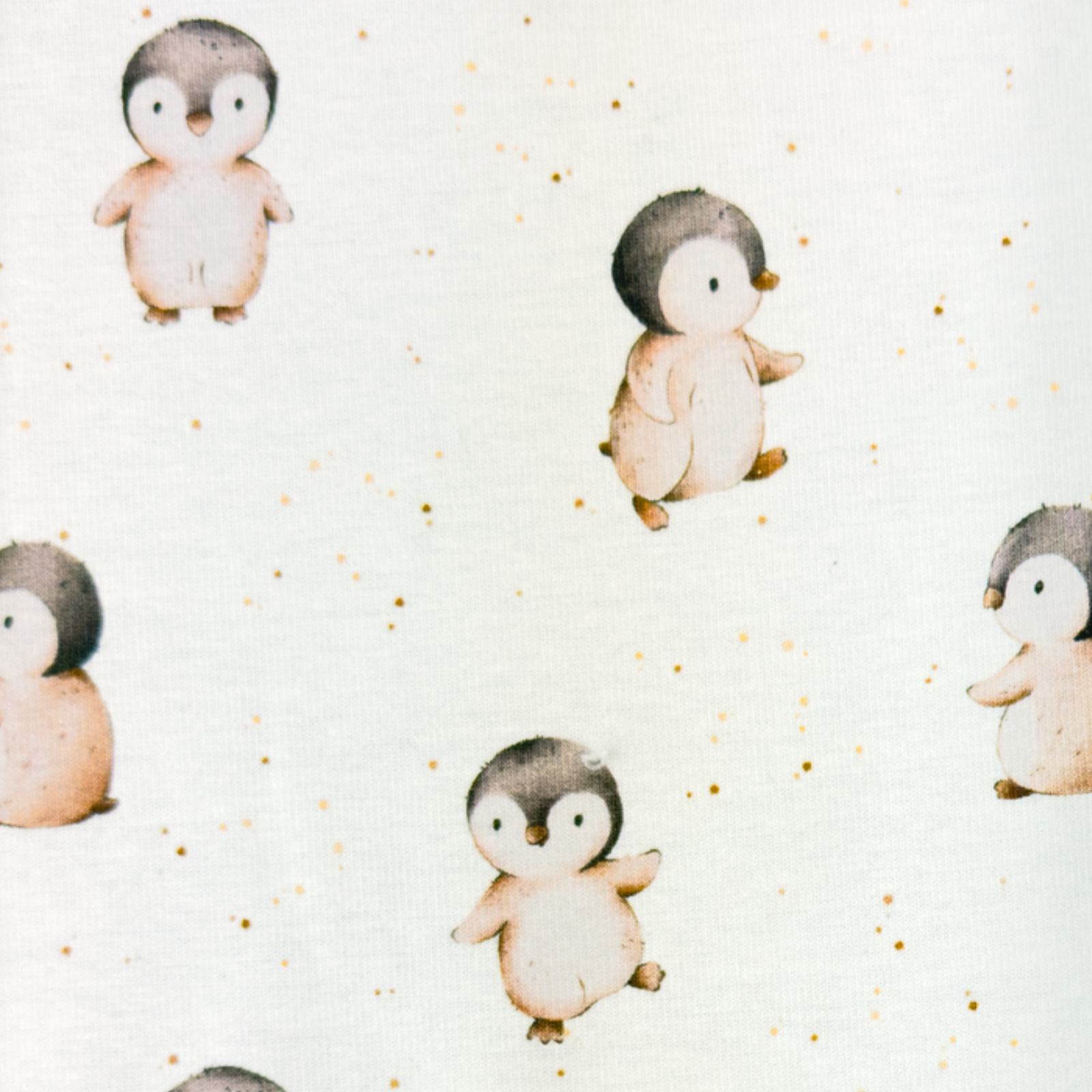 🐧 Alpenfleece Stoff - Pinguine