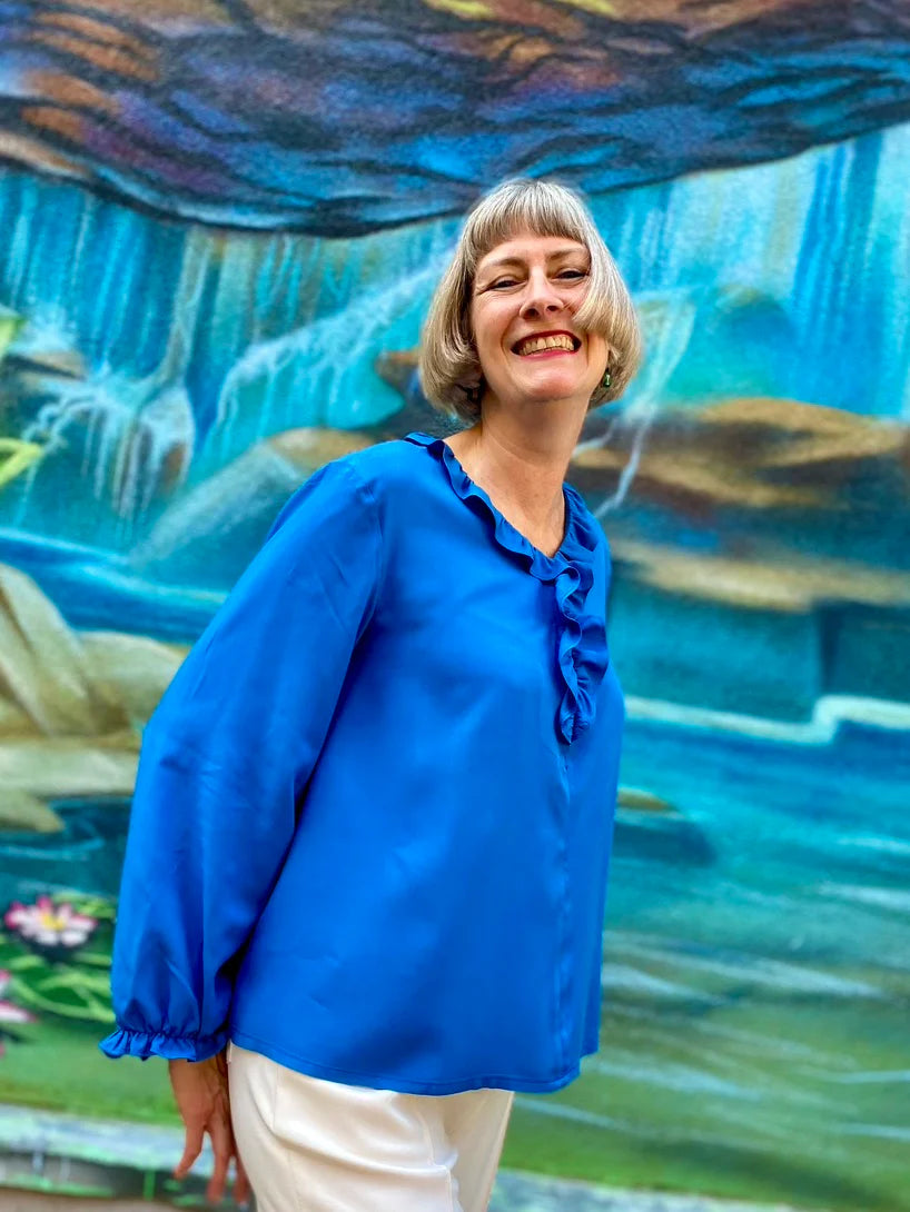 Papierschnittmuster Rüschenbluse Bristol