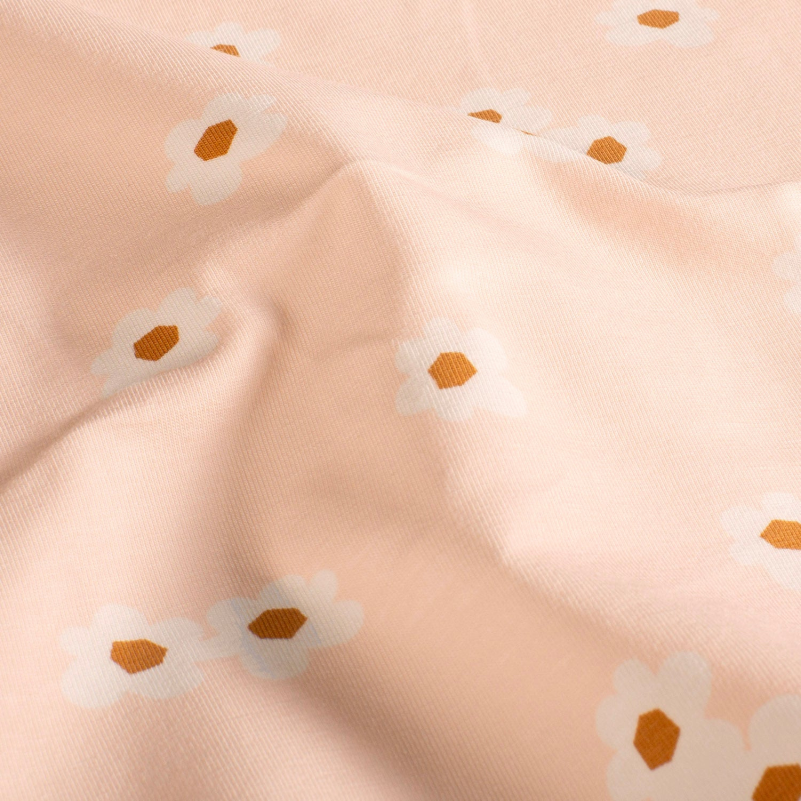 🌼Baumwolle Jersey Stoff Digitaldruck - Blümchen - Rosa