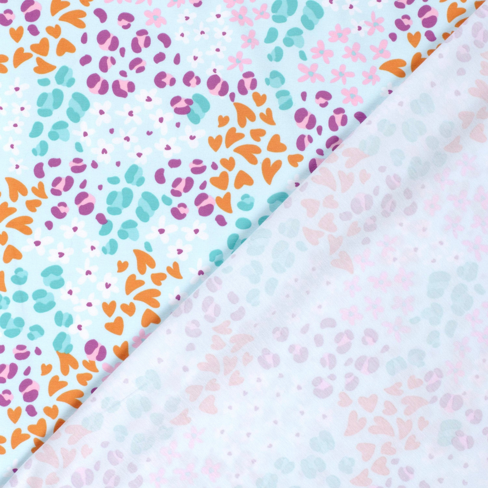 Baumwolle Jersey Stoff Digitaldruck - Animalprint - Leo