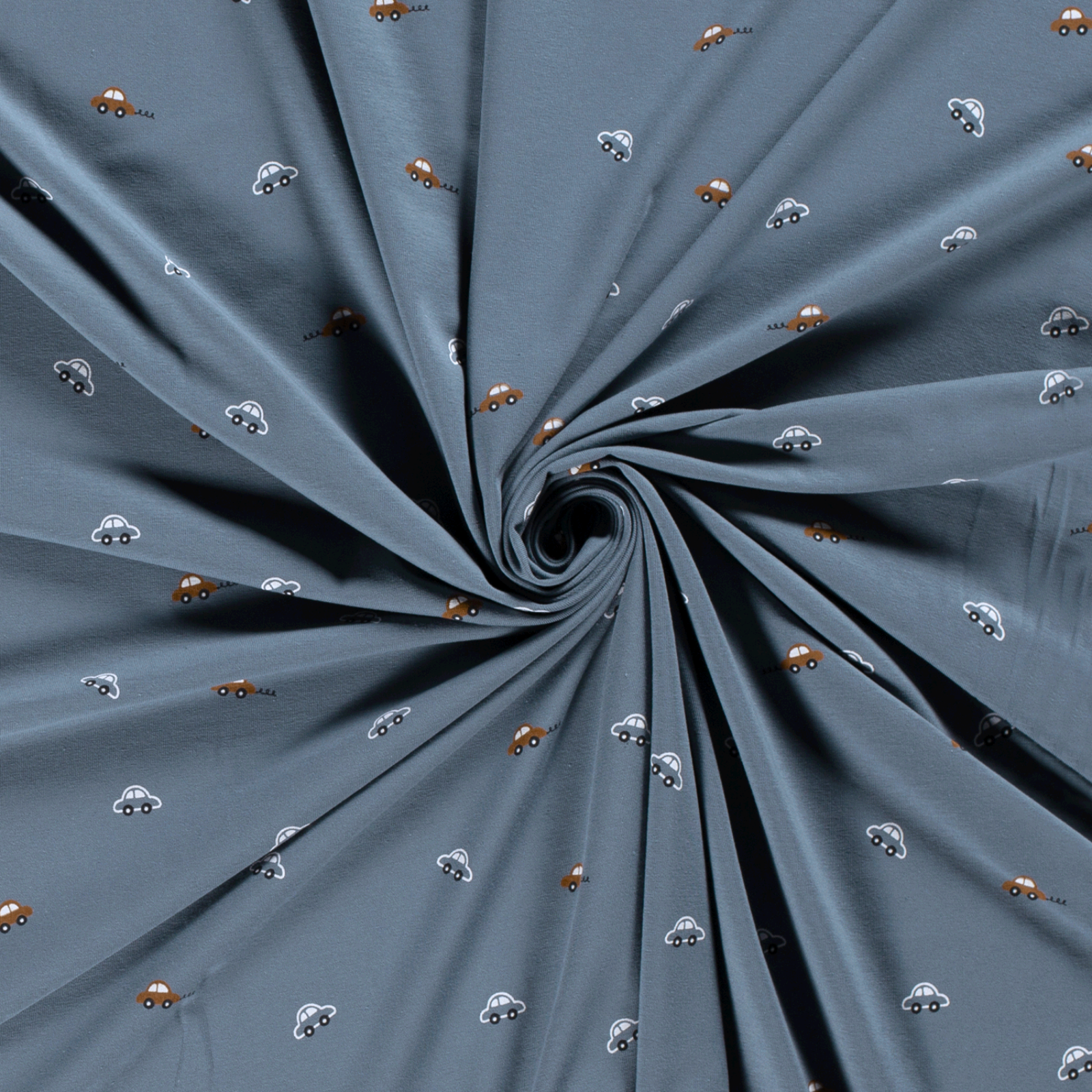 🚗 Baumwolle Jersey Stoff Digitaldruck - Autos