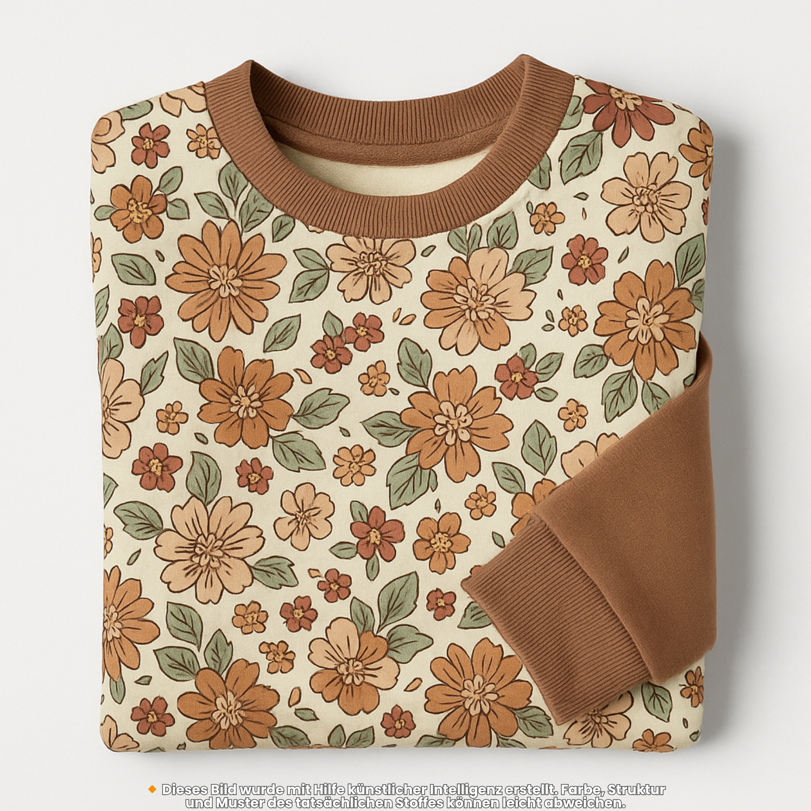 🌻Baumwolle Jersey Stoff Digitaldruck - Blümchen