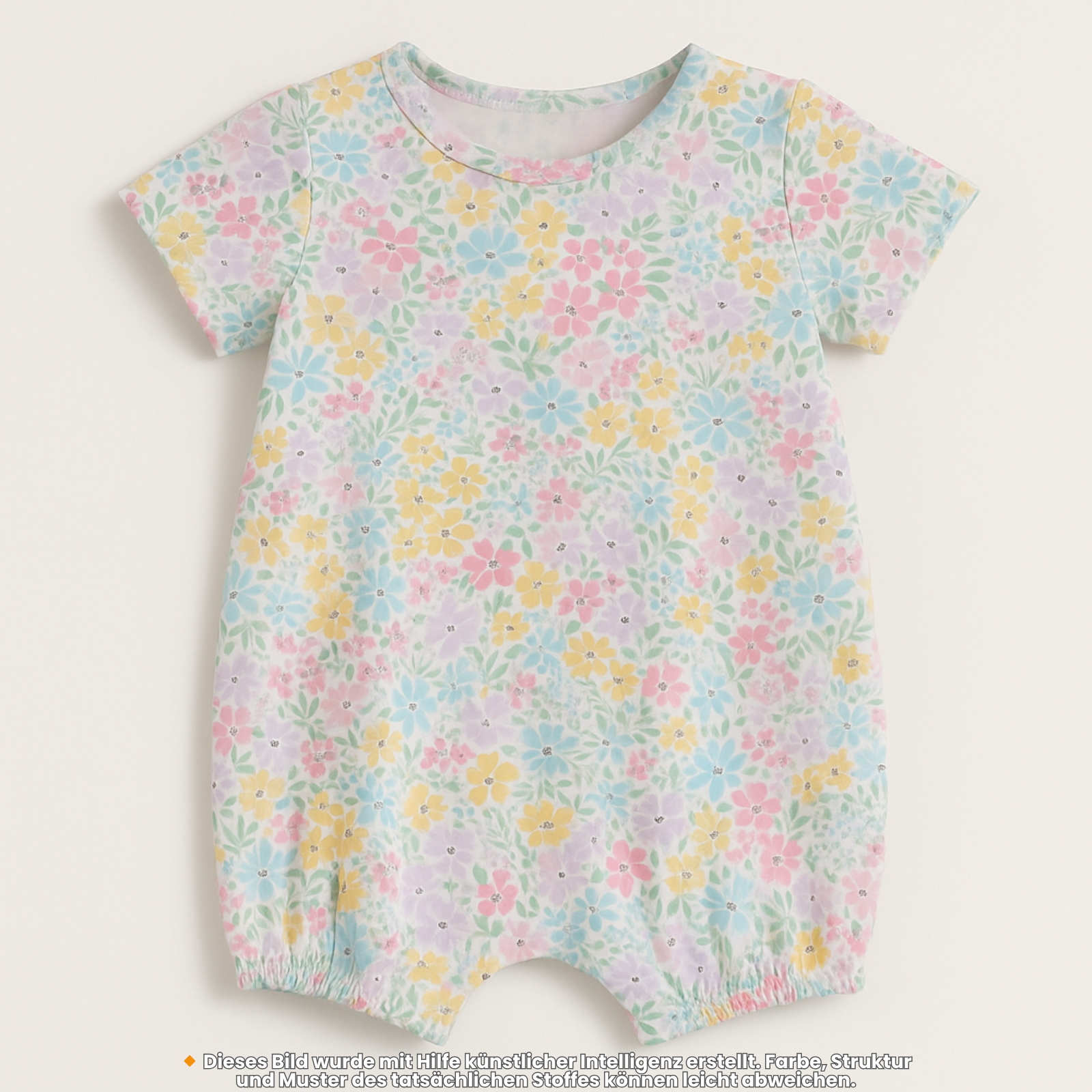 🌸Baumwolle Jersey Stoff Digitaldruck - bunte Blumen