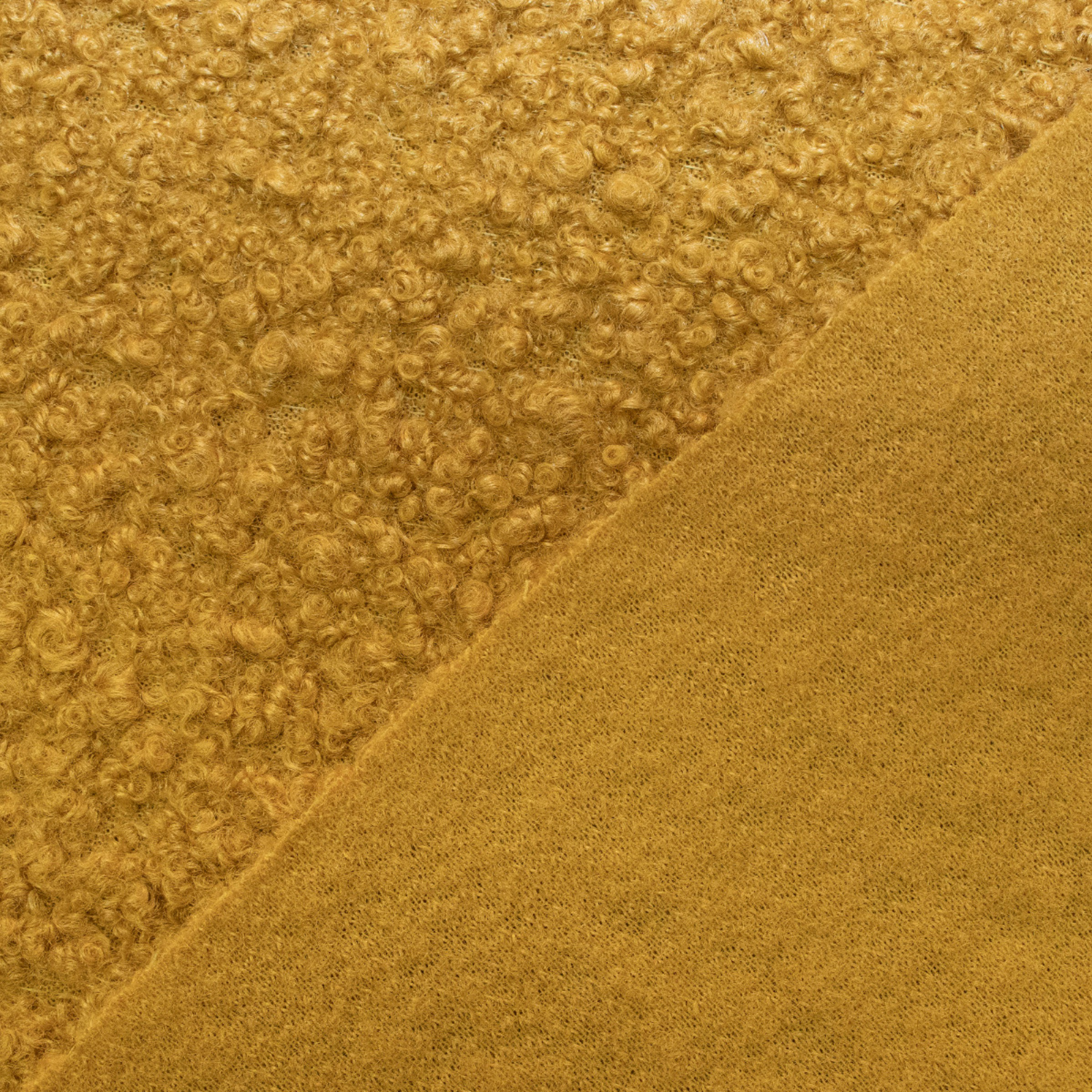 Bouclé Mantelstoff - uni