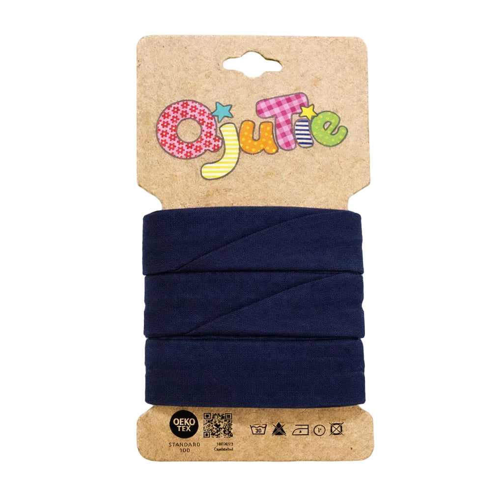 Jersey Schrägband gefalzt 20 mm - 3m Coupon