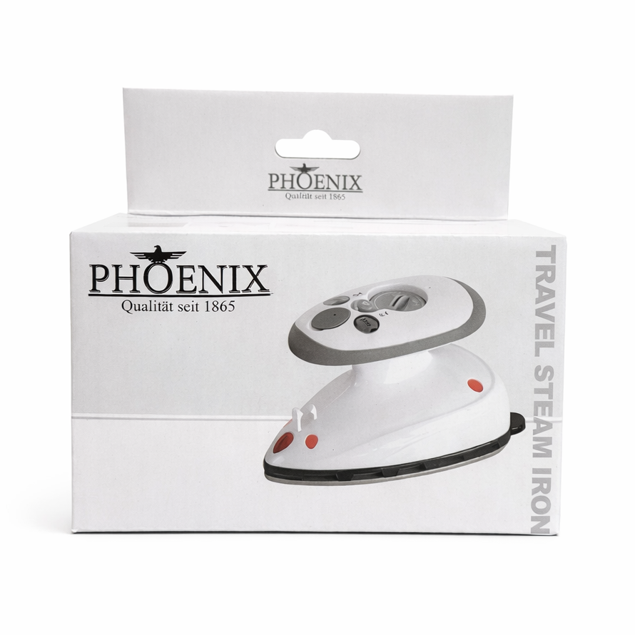 Phoenix Reise-Dampfbügeleisen - weiß