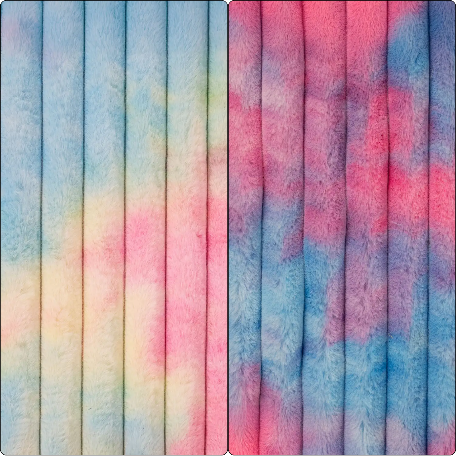 Cuddle Binky super weicher Wellnessfleece Stoff Bunt