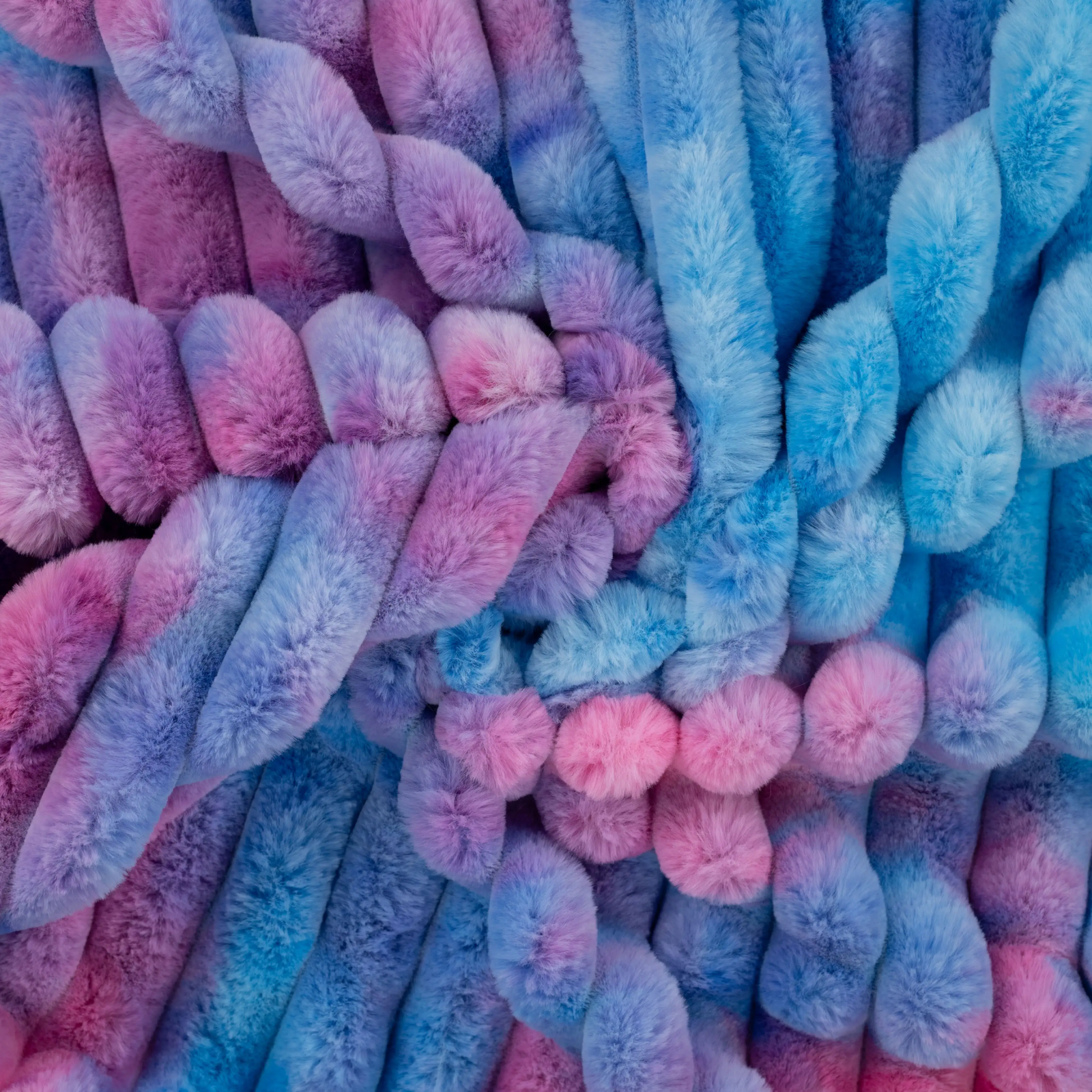 Cuddle Binky super weicher Wellnessfleece Stoff Bunt