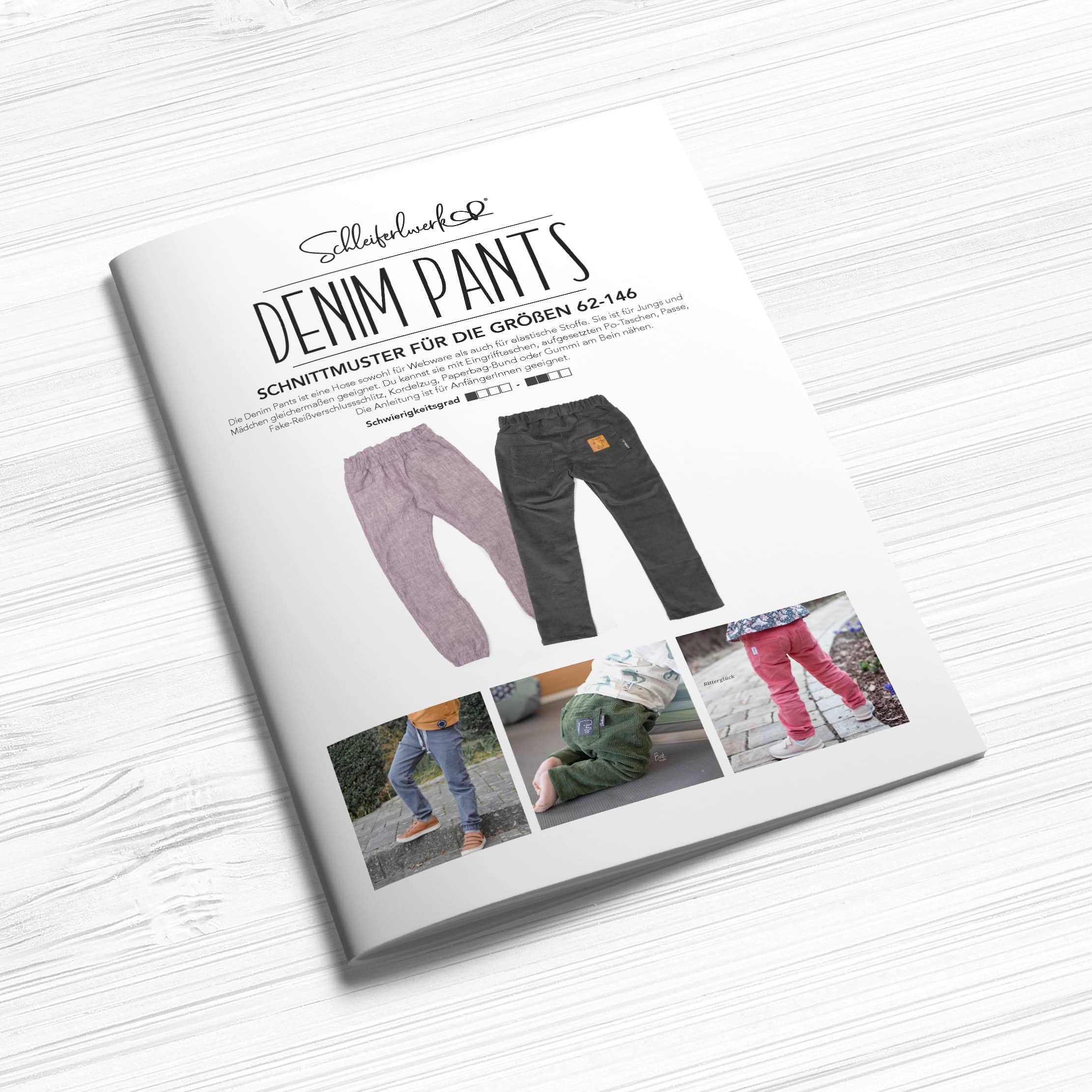 Papierschnittmuster - Denim Pants