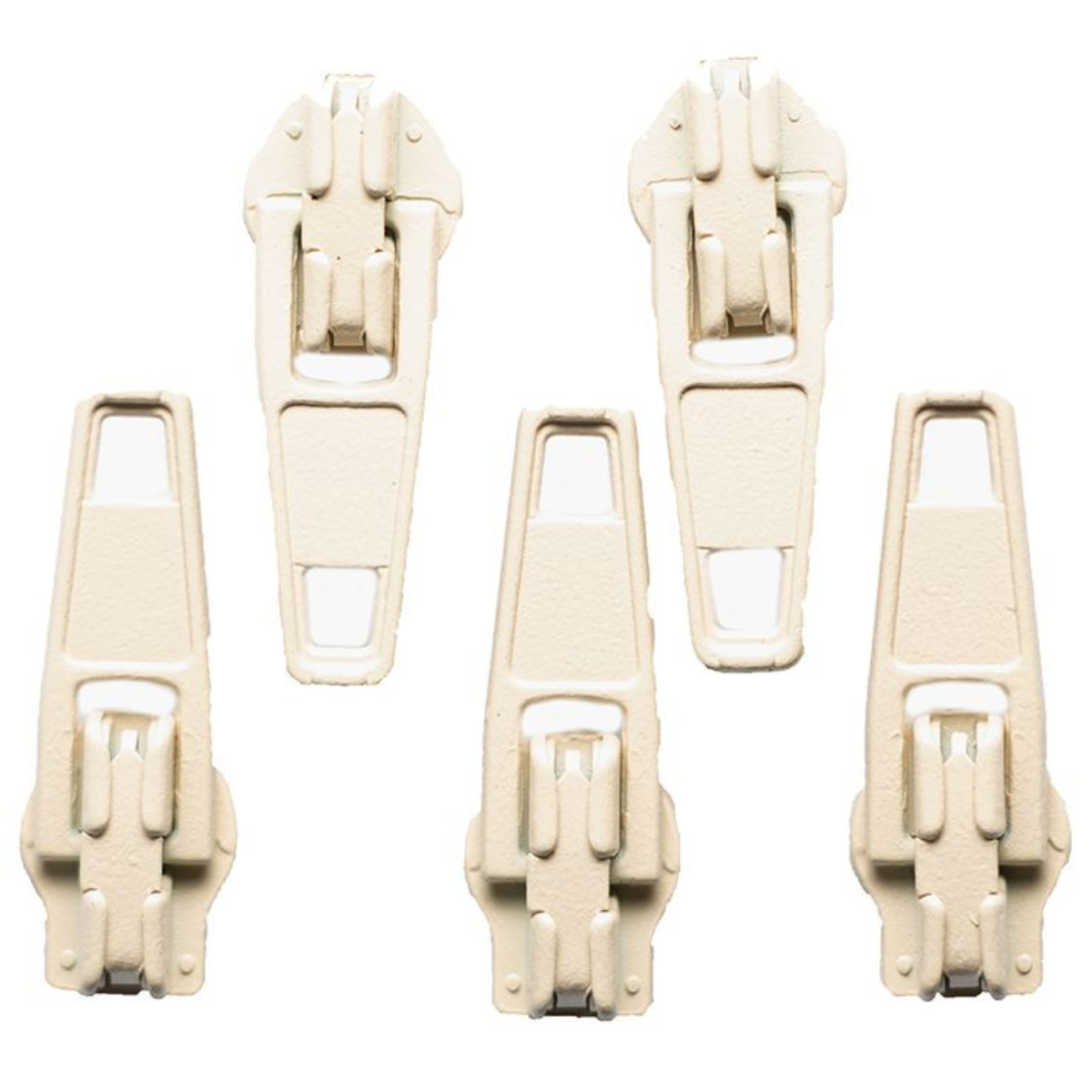 Slider / Zipper / Automatikschieber für Reißverschlüsse Größe 3 - Set 5 Stück