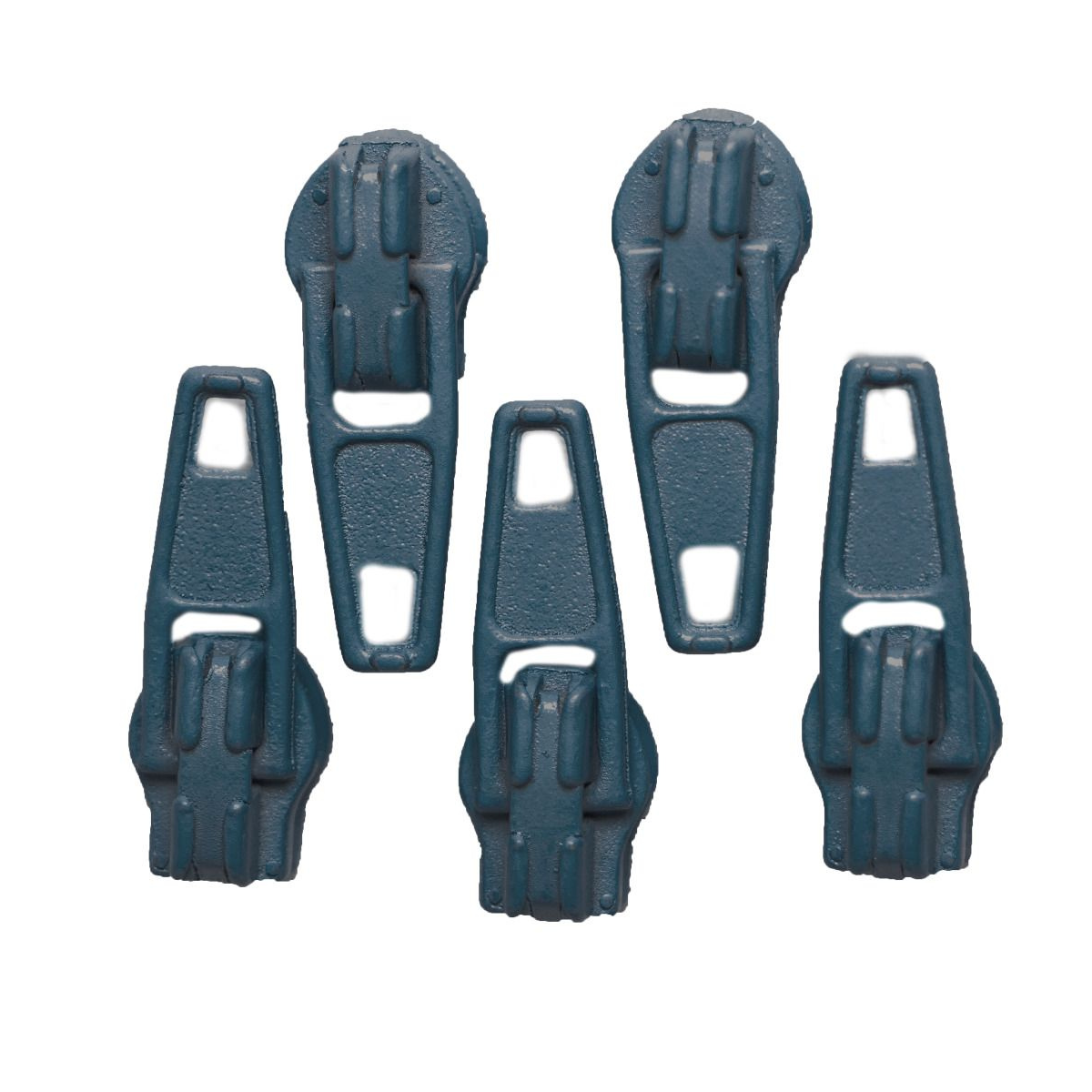 Slider / Zipper / Automatikschieber für Reißverschlüsse Größe 3 - Set 5 Stück
