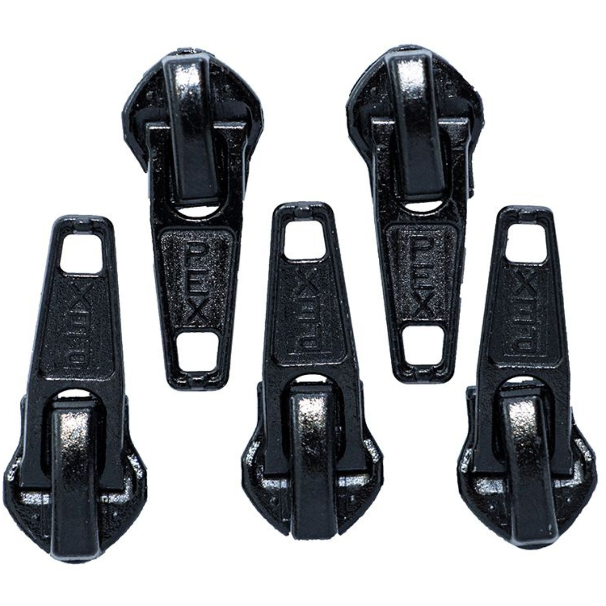 Slider/Zipper/Automatikschieber für Reißverschlüsse Größe 5 - Set 5 Stück