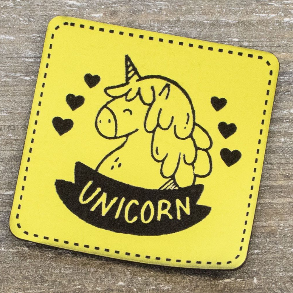Label Kunstleder KDS - Unicorn