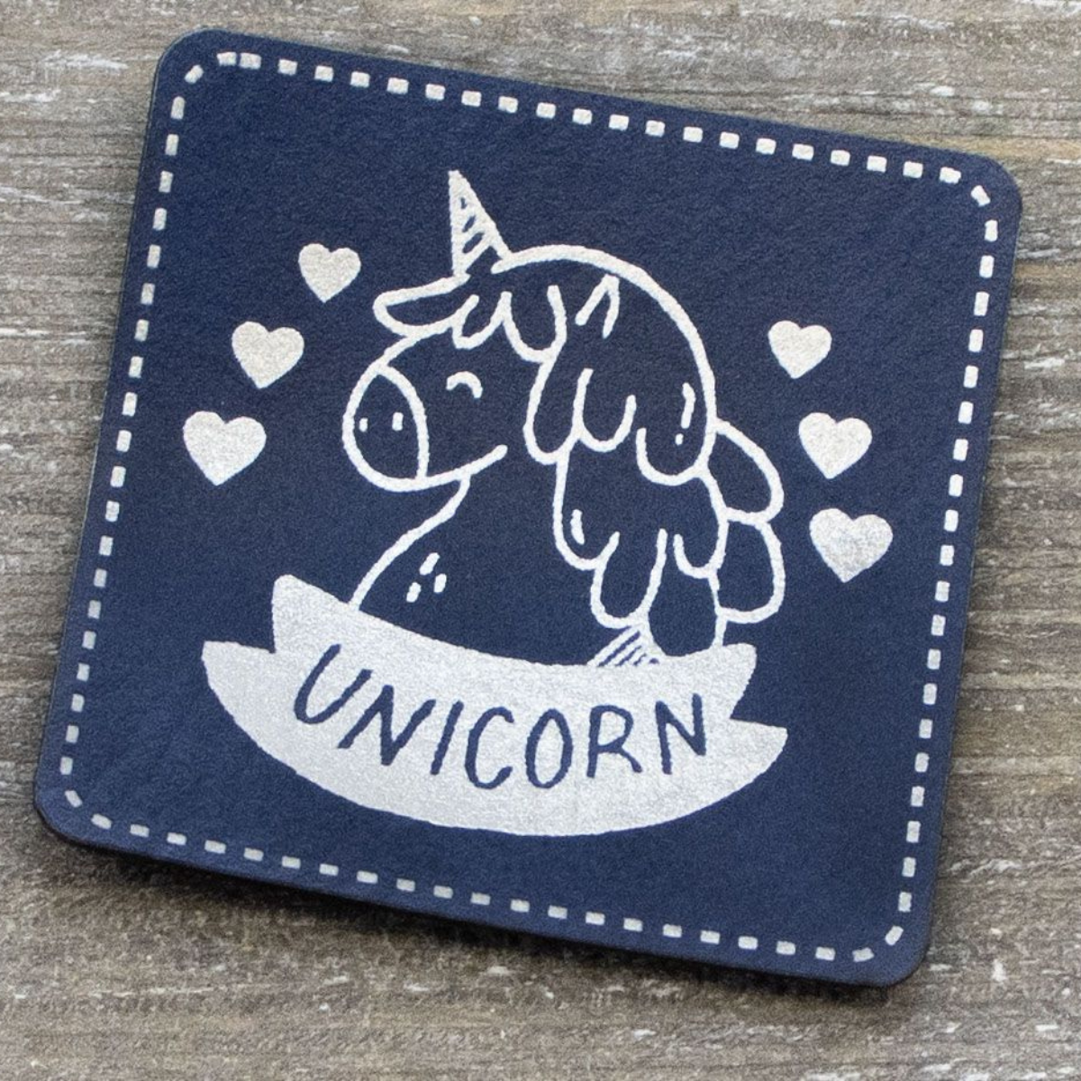 Label Kunstleder KDS - Unicorn