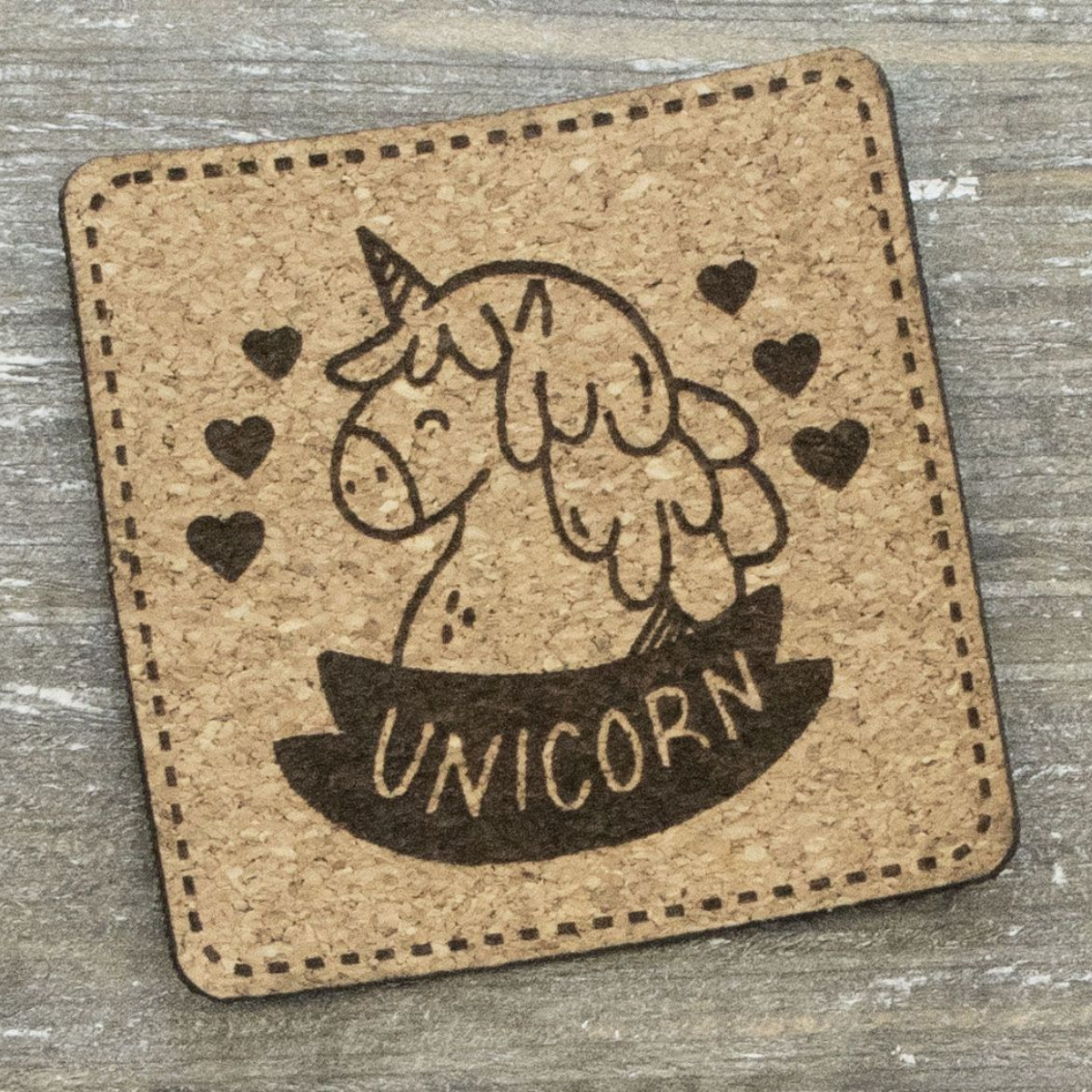 Label Kunstleder KDS - Unicorn