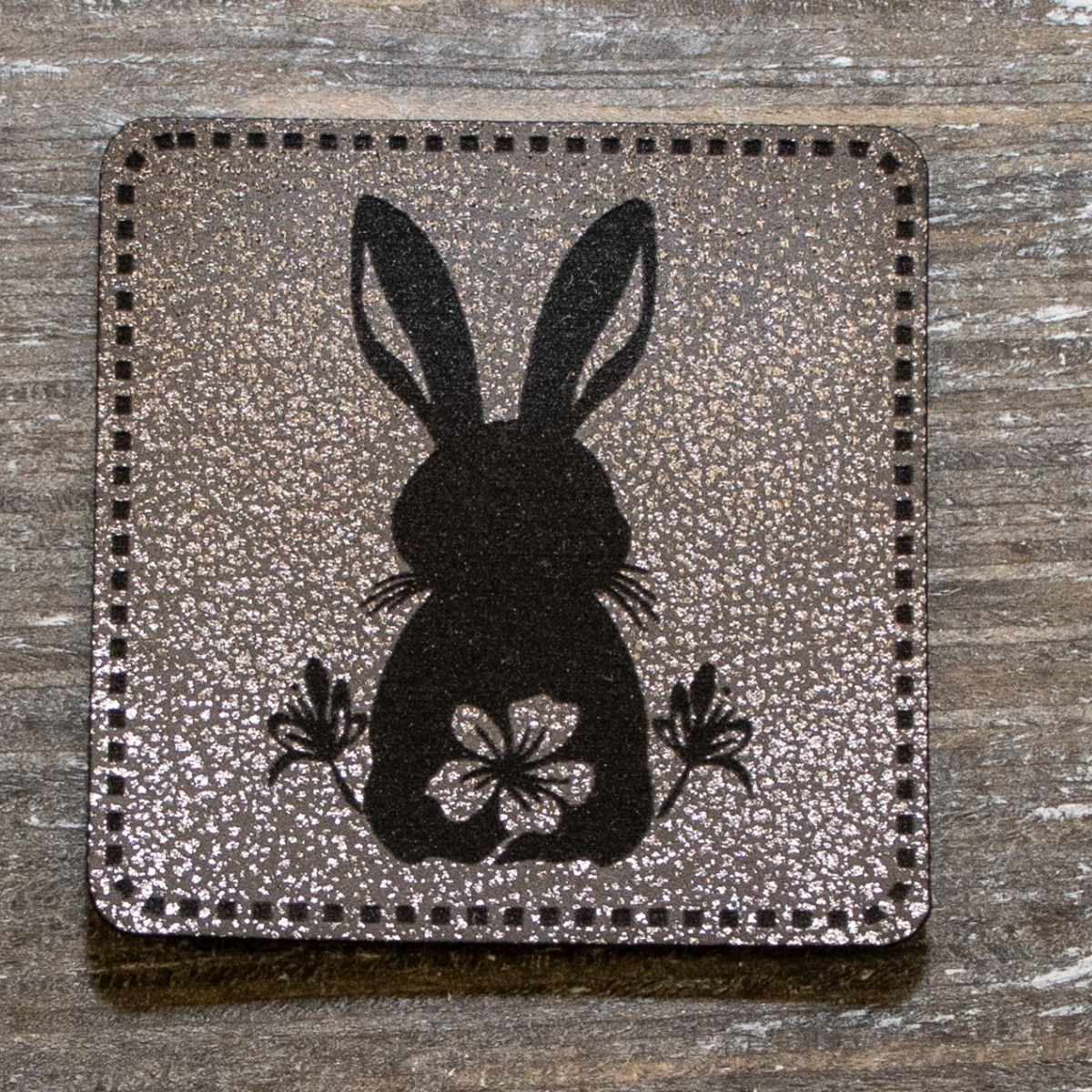 Label Kunstleder KDS - Hase