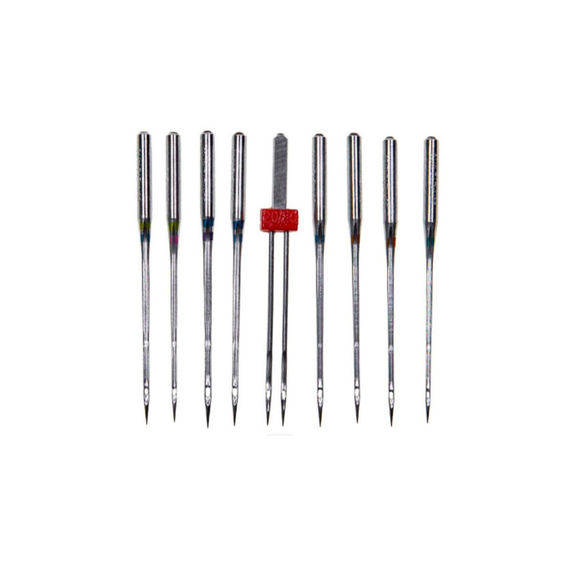 VENO Schmetz Nähmaschinennadel Basic Twin 130/705 - 9 Stück - Mix