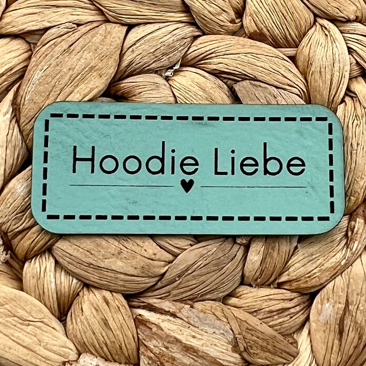 Label Kunstleder KDS - Hoodie Liebe
