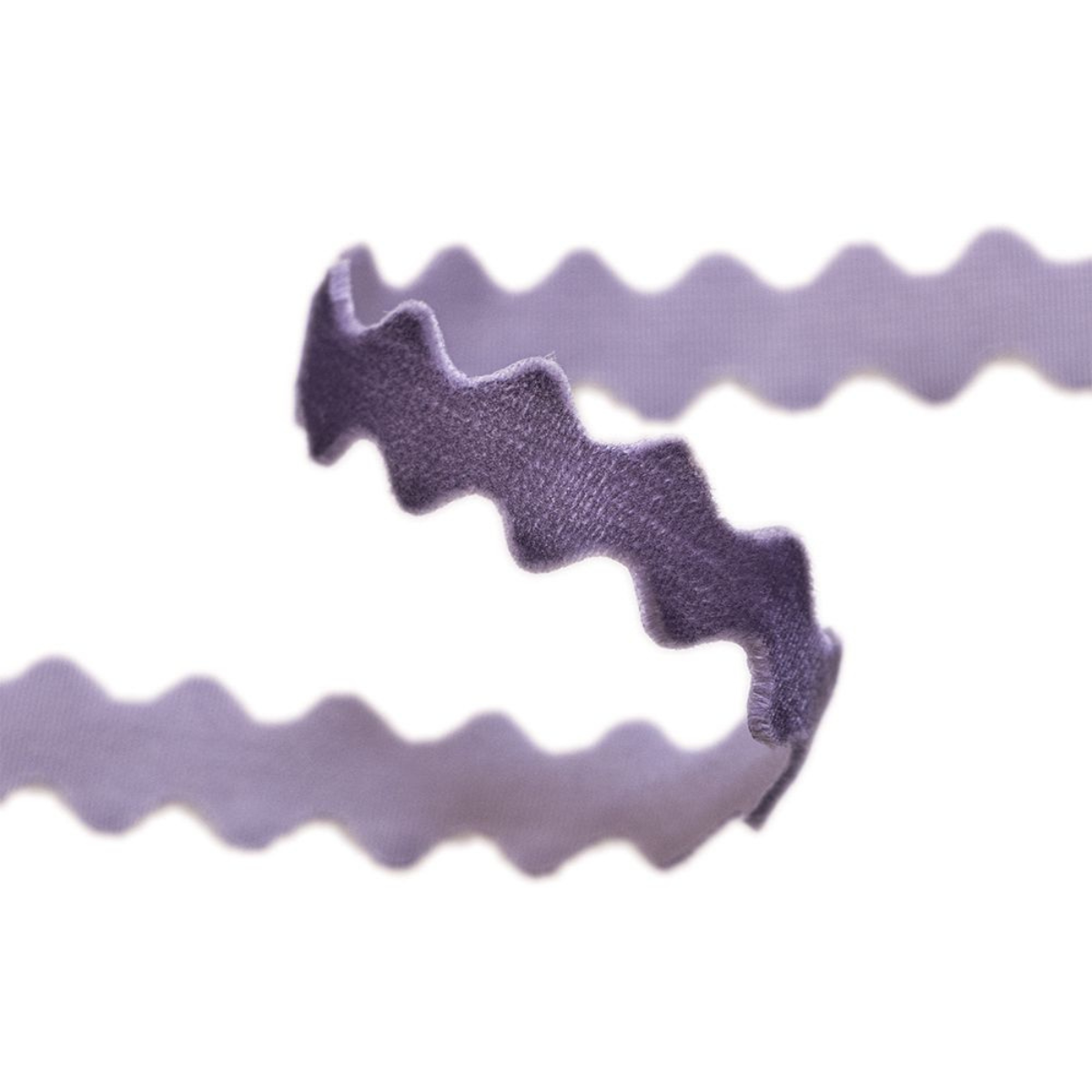 Zacken- Bogenlitze Velour/Samtband ca. 12 mm