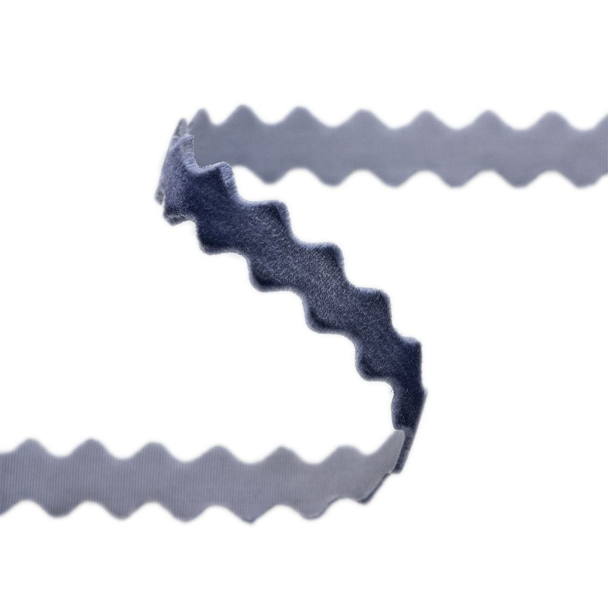 Zacken- Bogenlitze Velour/Samtband ca. 12 mm