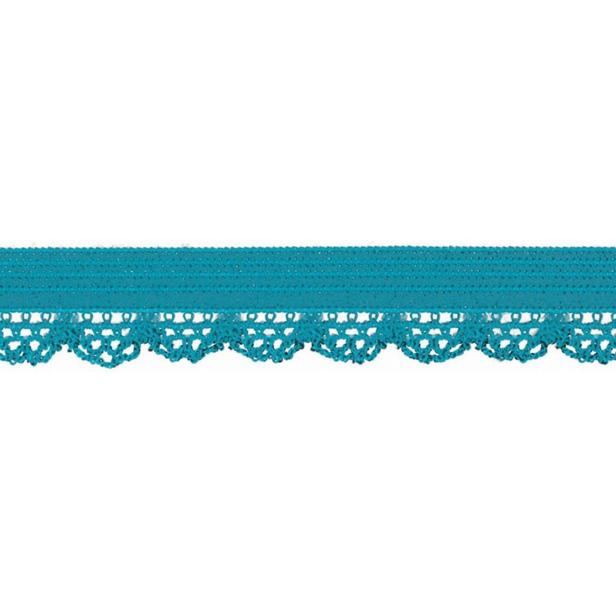 Elastisches Gummiband 12 mm - Spitzenborde