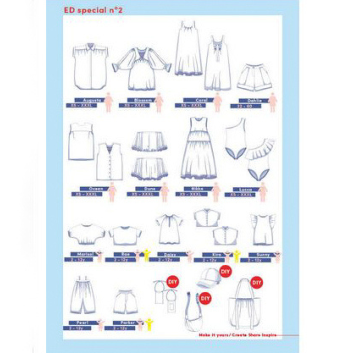 Fibre Mood - Damen Schnittmuster- & Nähmagazin - Special n°2