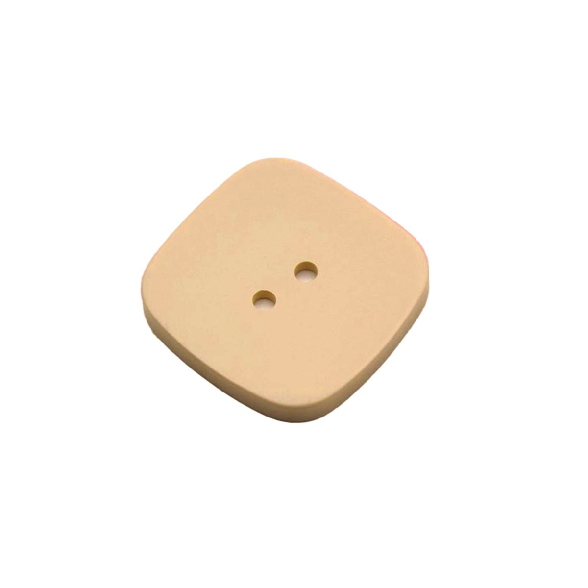 Knopf eckig ca. 33 mm - uni