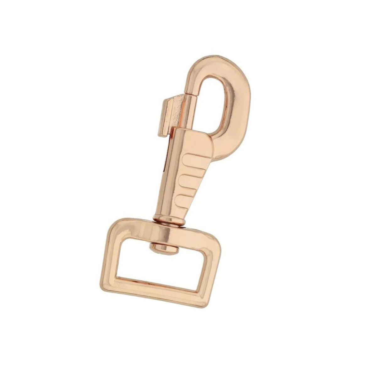 Karabinerhaken Deluxe Metall 1 Stück ca. 27 mm - roségold