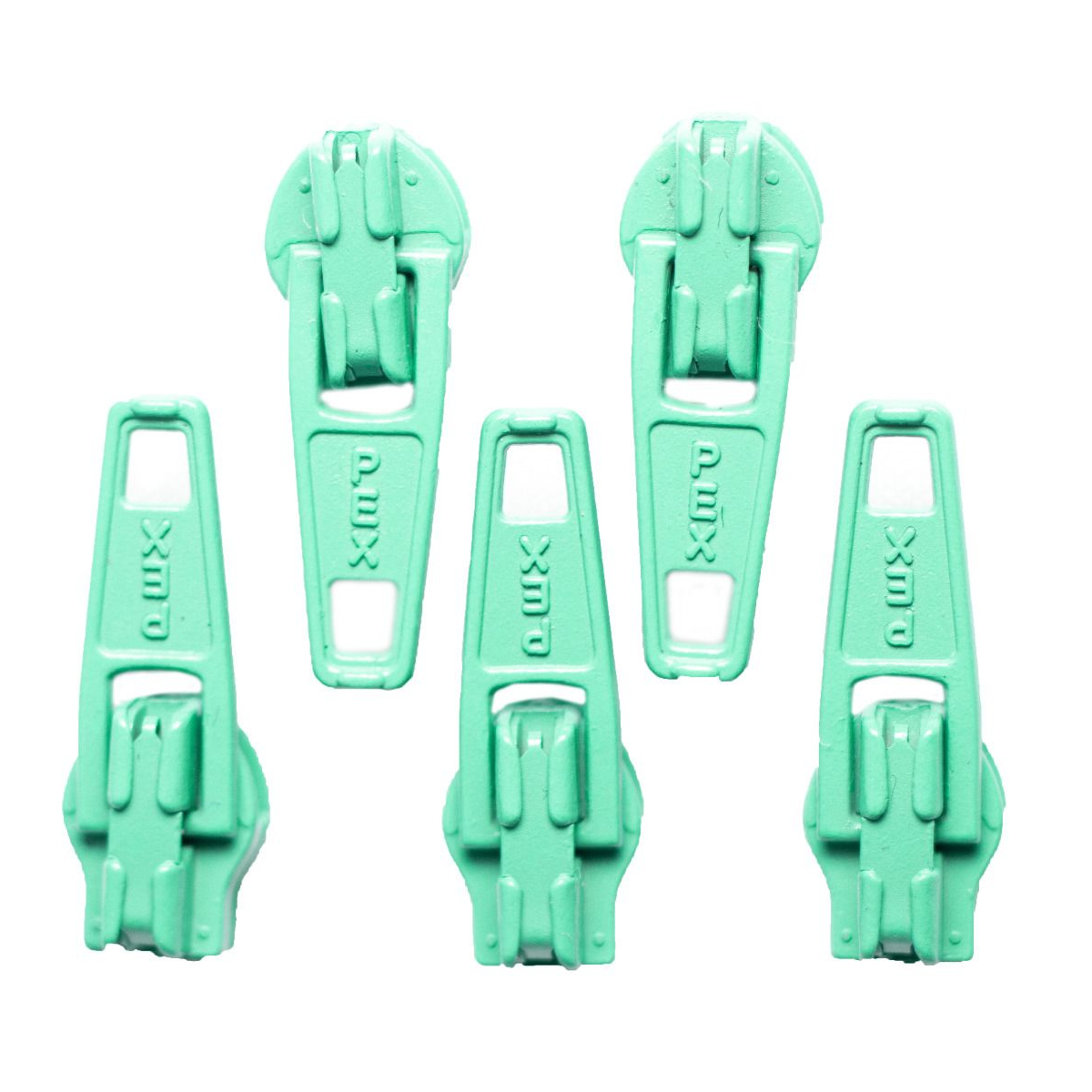 Slider / Zipper / Automatikschieber für Reißverschlüsse Größe 3 - Set 5 Stück