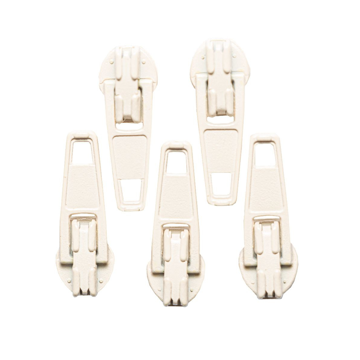 Slider / Zipper / Automatikschieber für Reißverschlüsse Größe 3 - Set 5 Stück