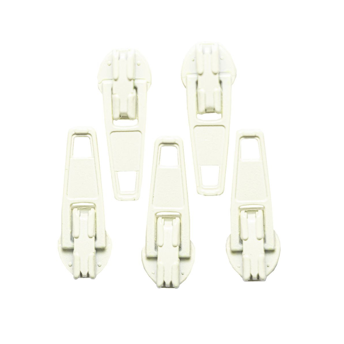 Slider / Zipper / Automatikschieber für Reißverschlüsse Größe 3 - Set 5 Stück