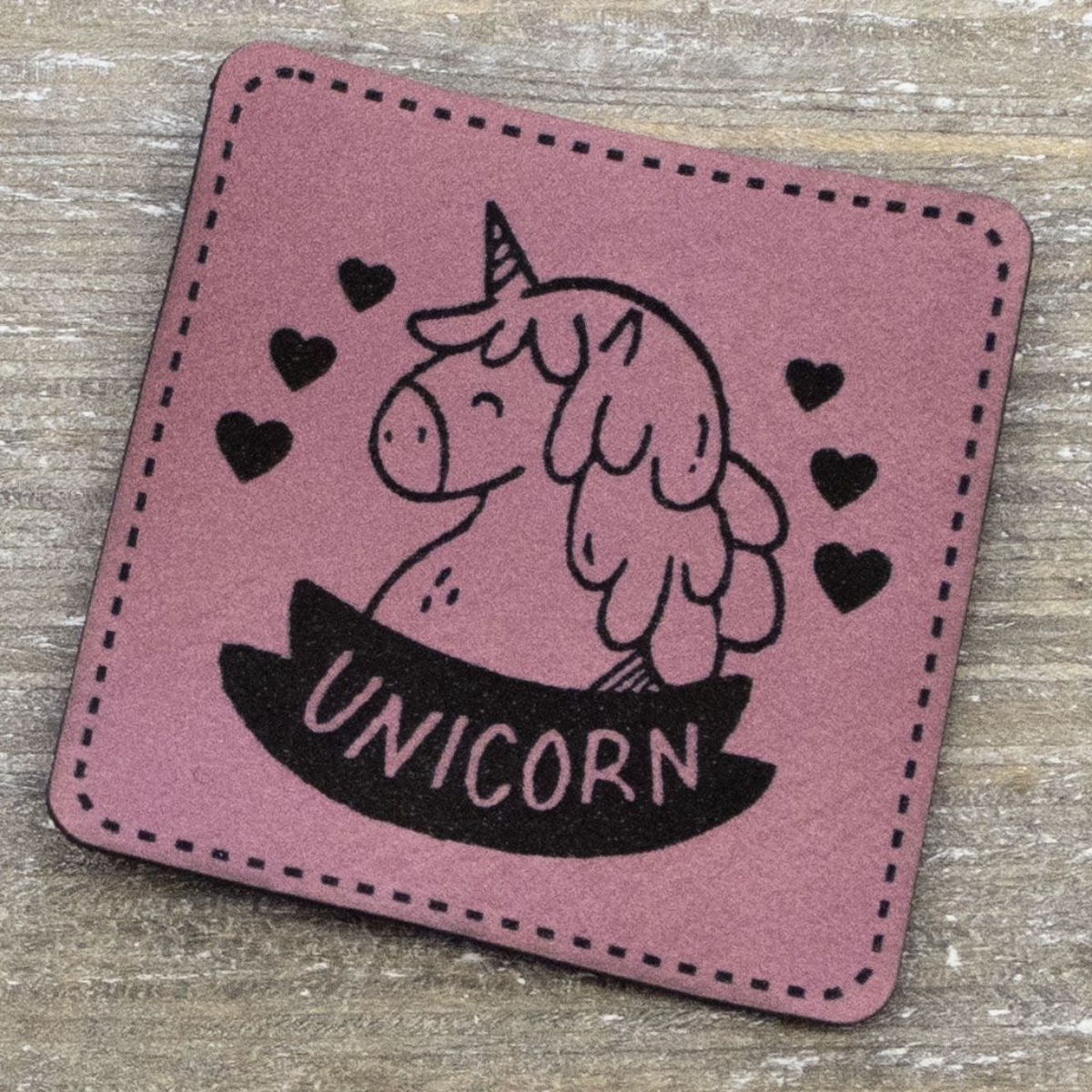 Label Kunstleder KDS - Unicorn