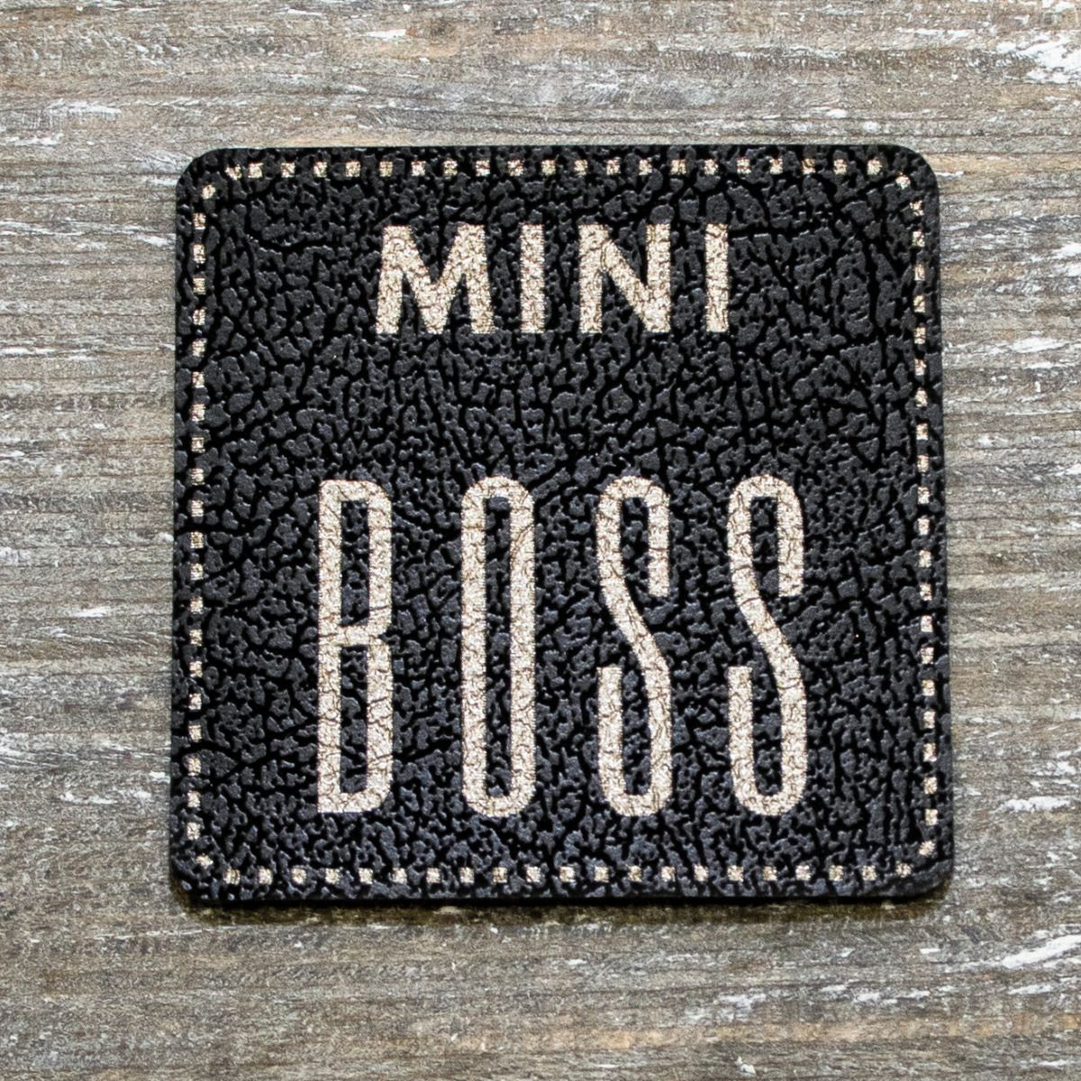Label Kunstleder KDS - Mini Boss - anthrazit
