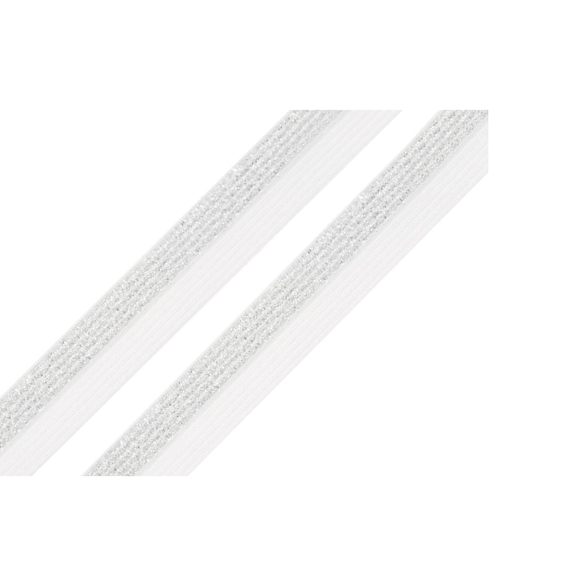 Falzgummi Gummiband weich mit Glitzer ca. 17 mm breit