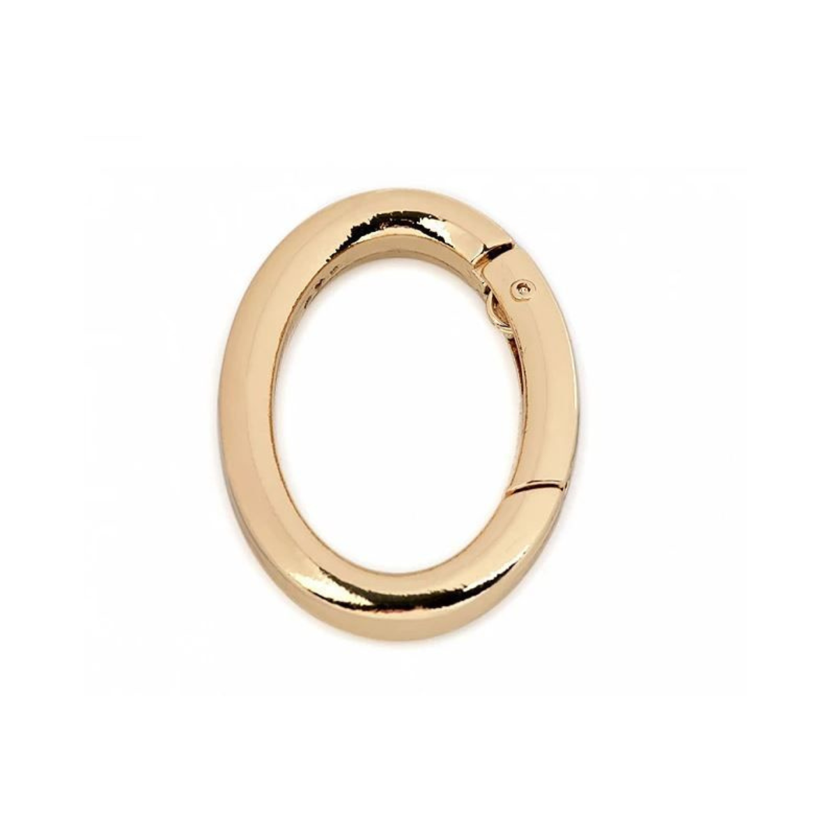 Karabiner Ring oval ca. 19 mm x 29 mm - 1 Stück