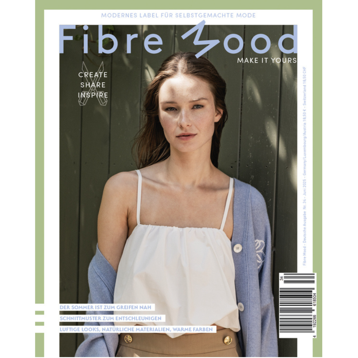 Fibre Mood - Damen Schnittmuster- & Nähmagazin - Ausgabe 34