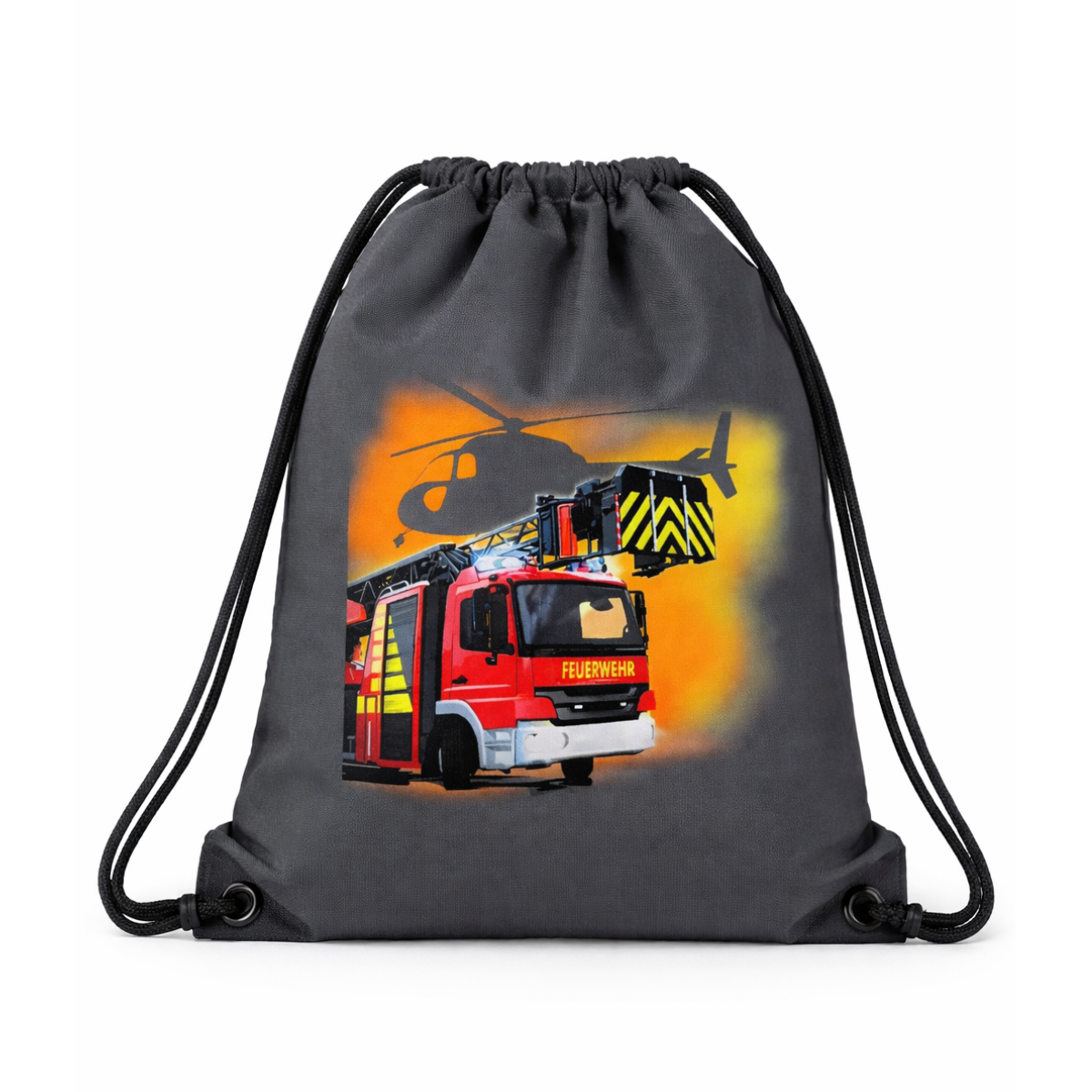 Outdoor Taschen- & Rucksackpanel Feuerwehr - grau