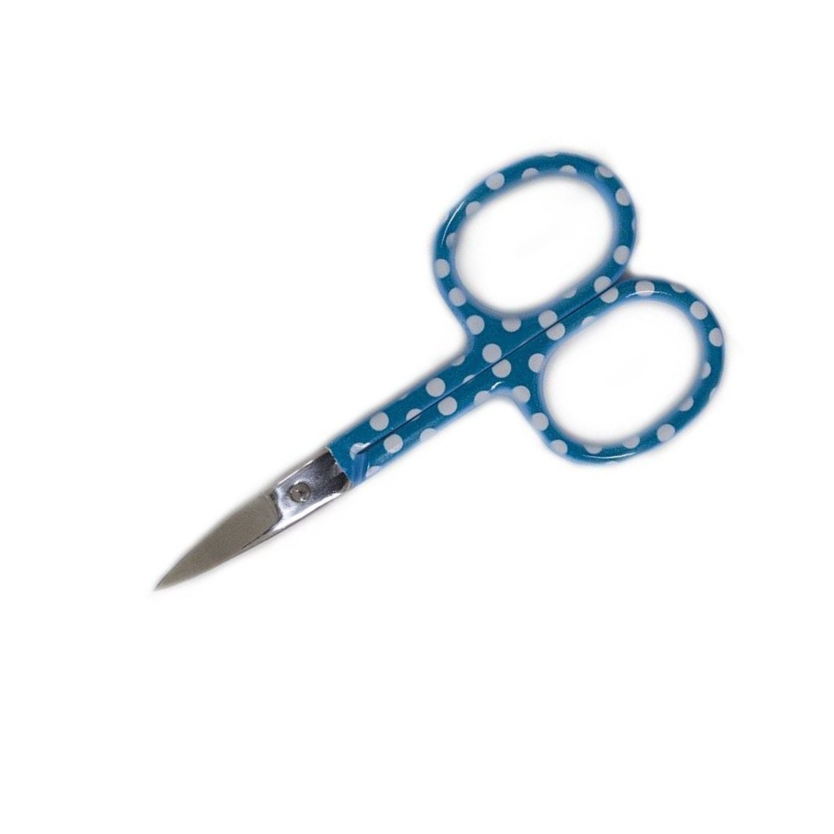 Stickschere mit gebogener Spitze - 9,3cm x 4,7cm - gepunktet