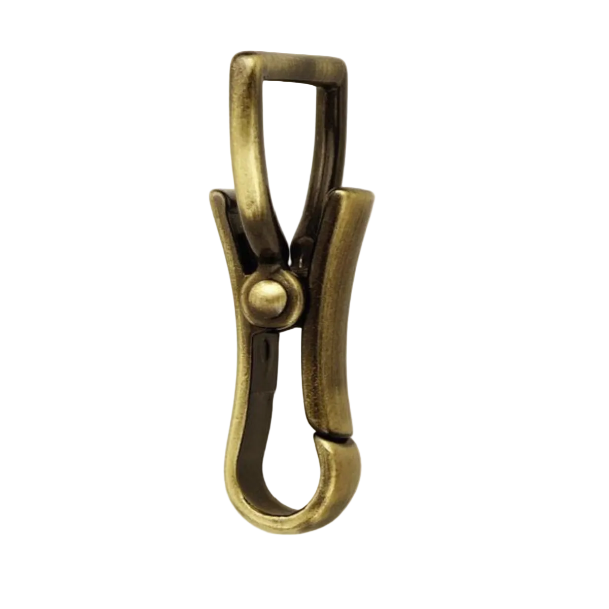 Prym breiter Karabinerhaken Metall 30x50 mm - altgold