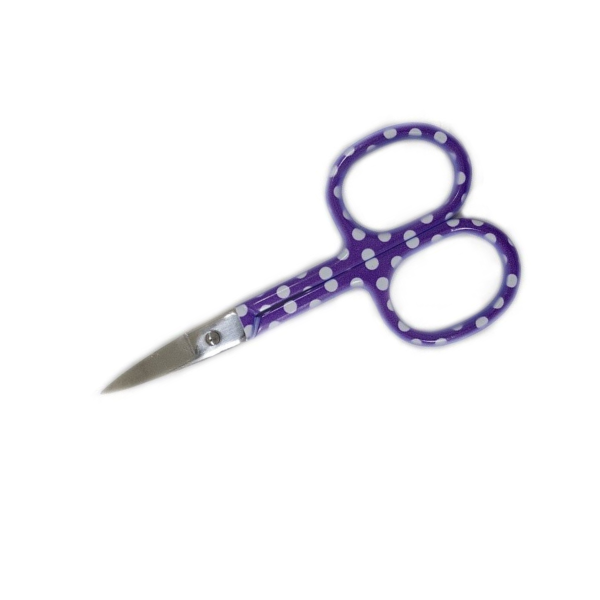 Stickschere mit gebogener Spitze - 9,3cm x 4,7cm - gepunktet