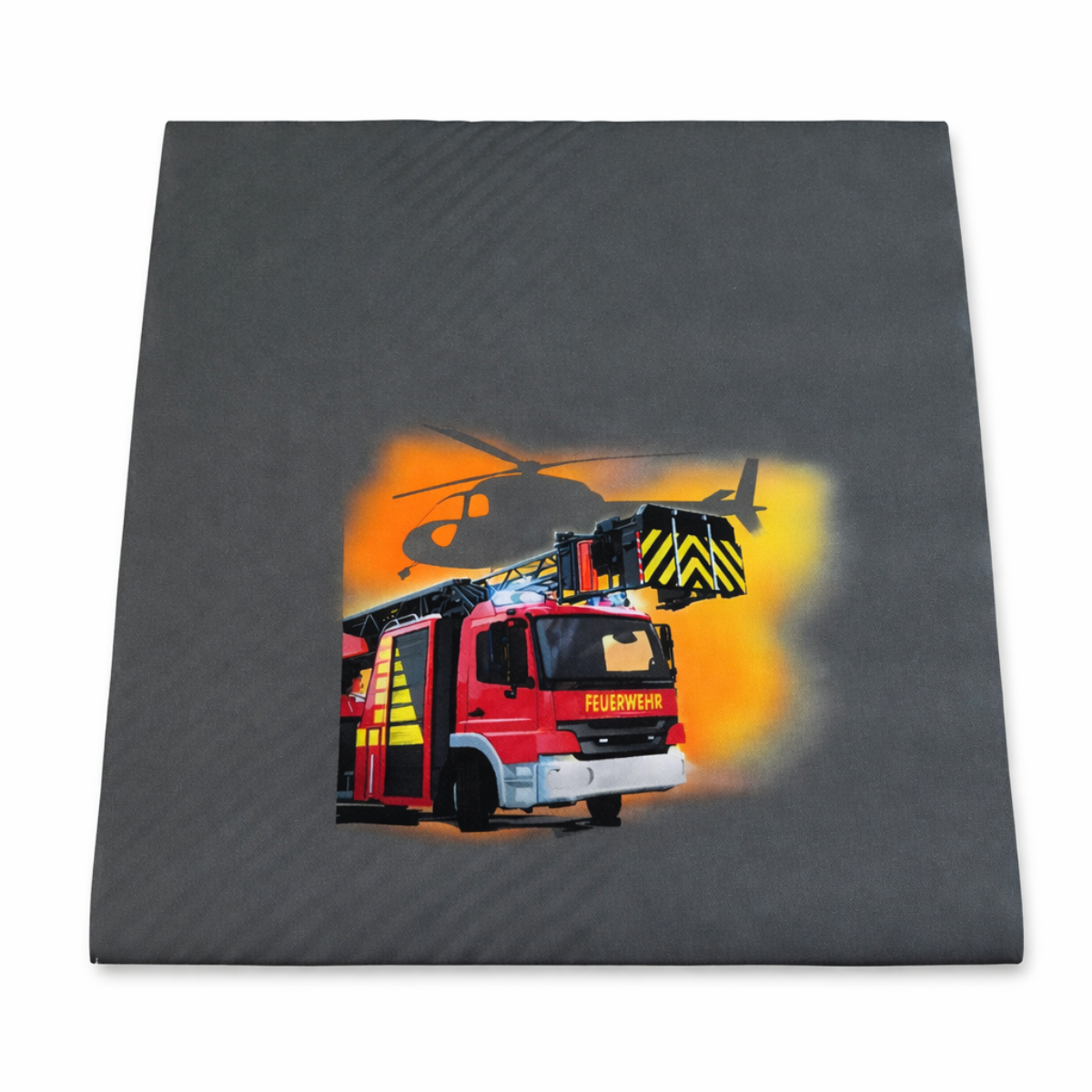 Outdoor Taschen- & Rucksackpanel Feuerwehr - grau