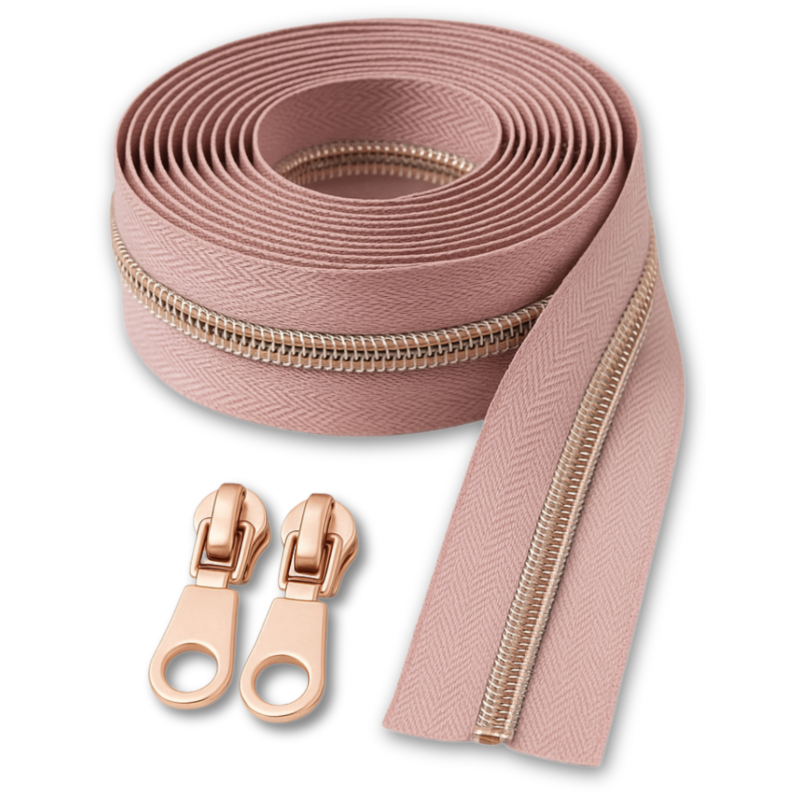 Endlosreißverschluss + Schieber