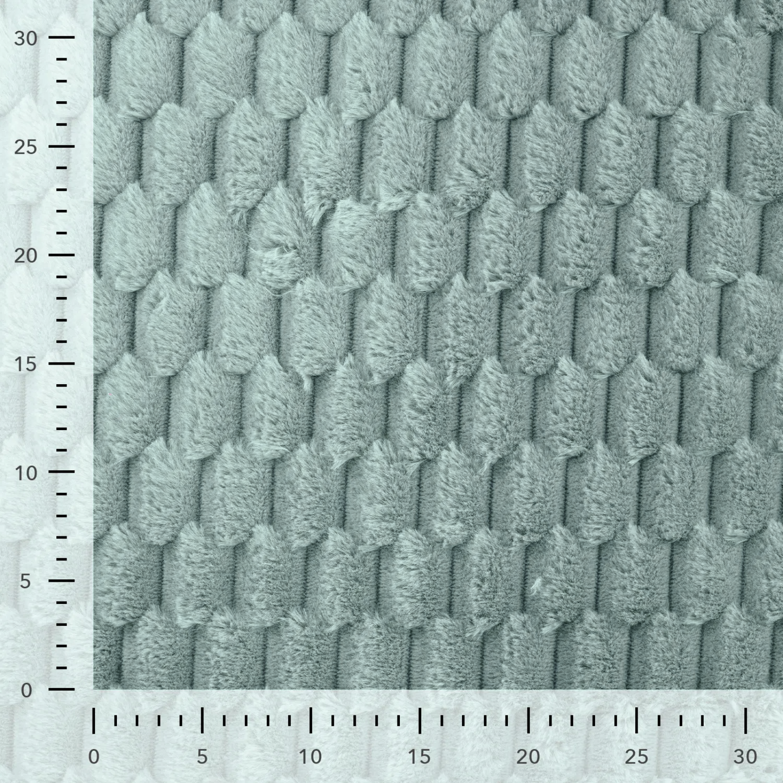 Fellimitat Stoff - Wabenmuster