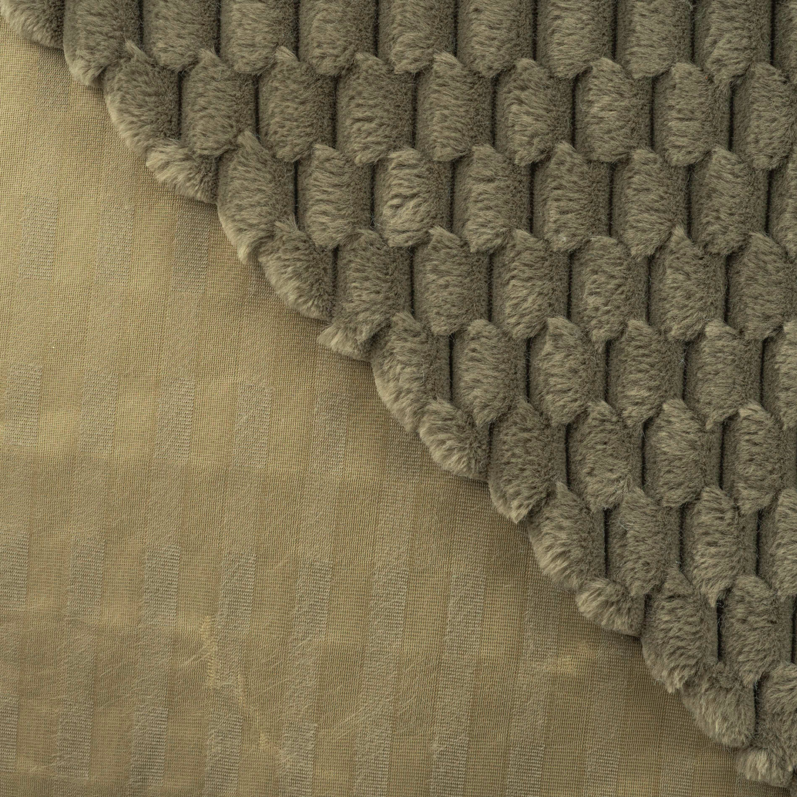 Fellimitat Stoff - Wabenmuster