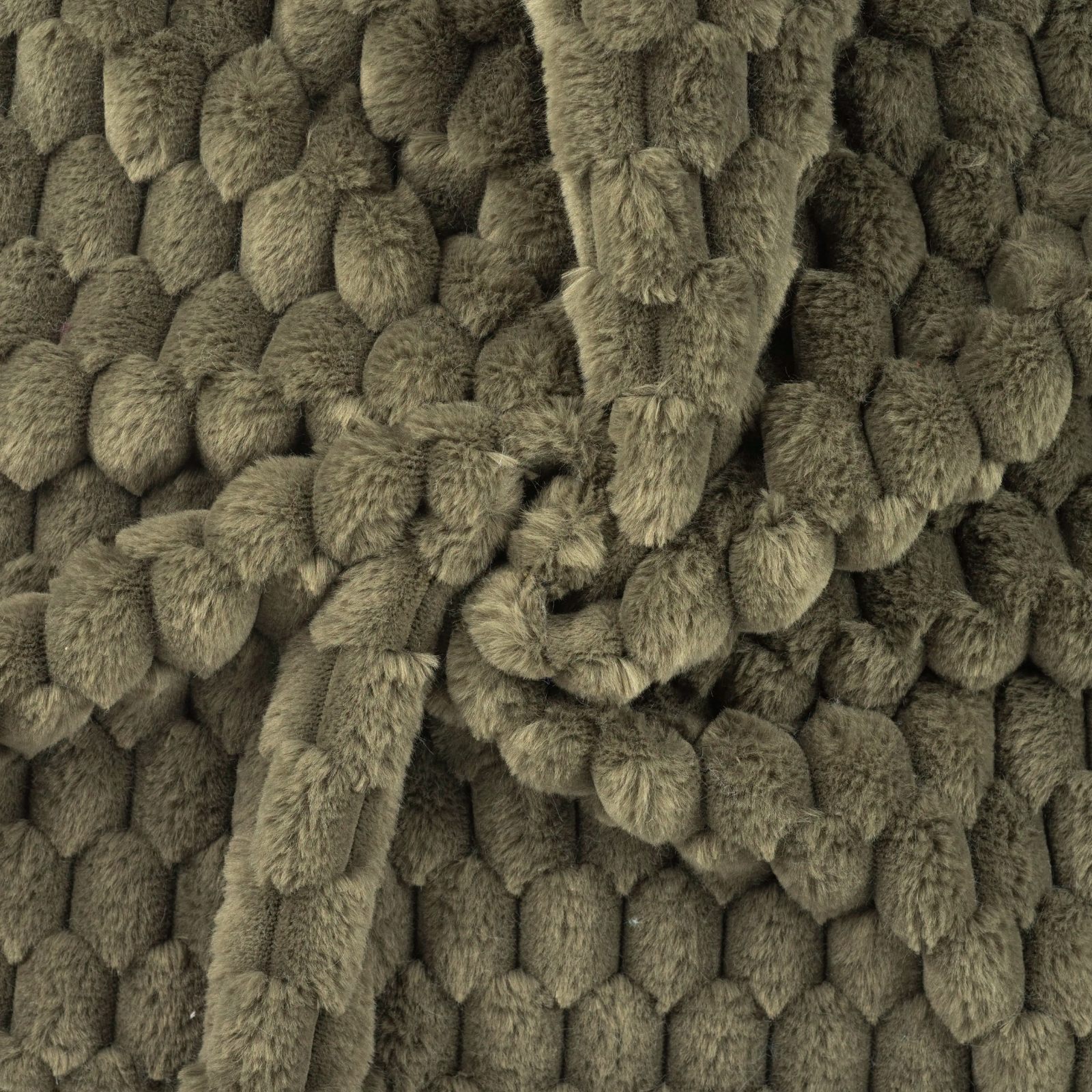 Fellimitat Stoff - Wabenmuster