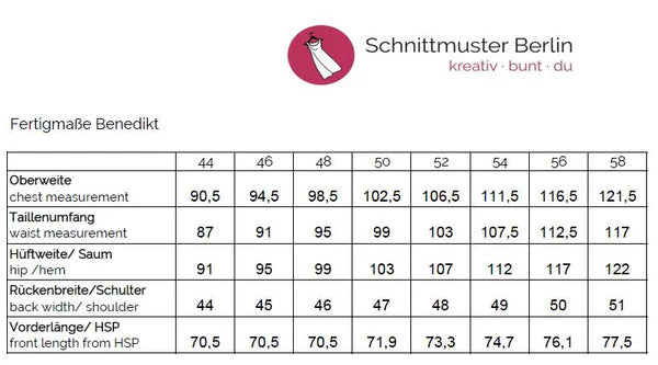 Papierschnittmuster Longsleeve Benedikt