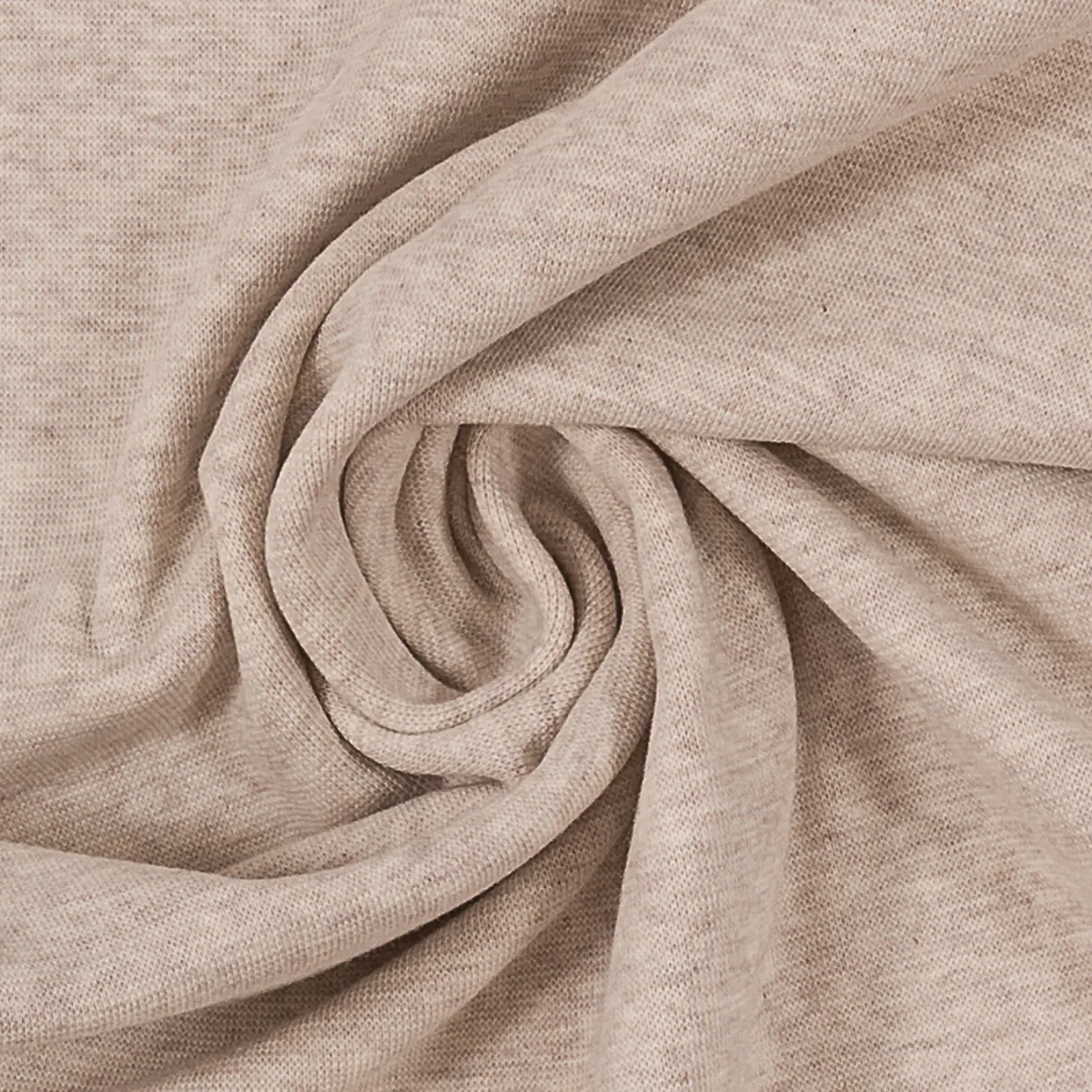 Glattes Bündchen Stoff Heike 95cm - meliert