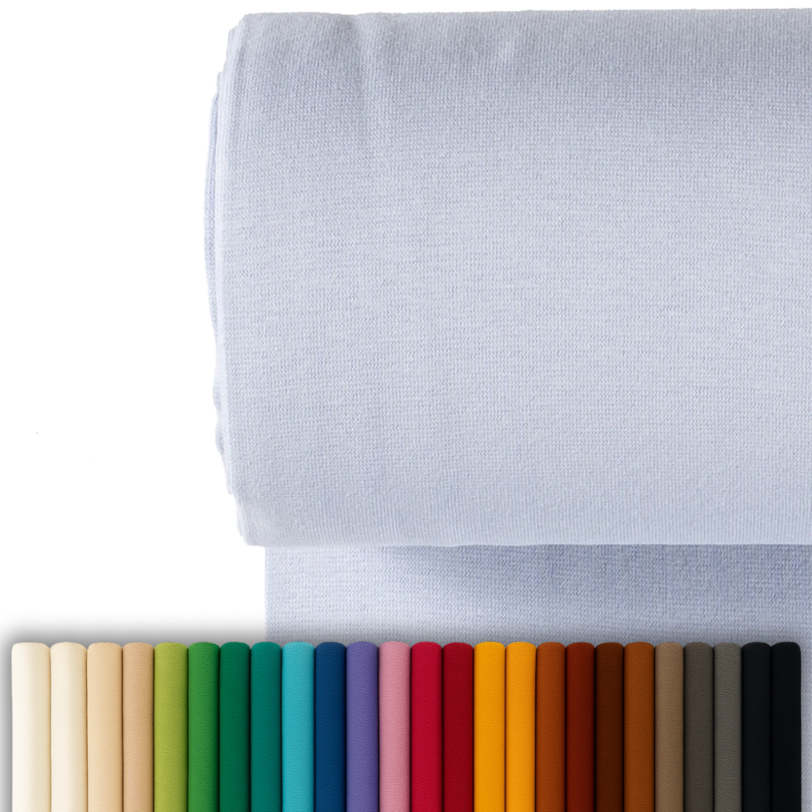 Glattes Bündchen Stoff im Schlauch